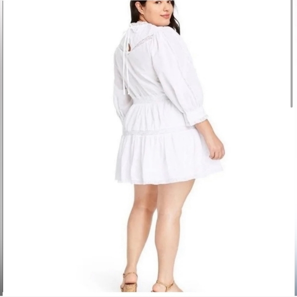 LoveShackFancy White Long Sleeve Dress - Picture 8 of 15